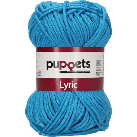 Puppets: Lyric No. 8: 50g (70m): Blue - Pack of 10