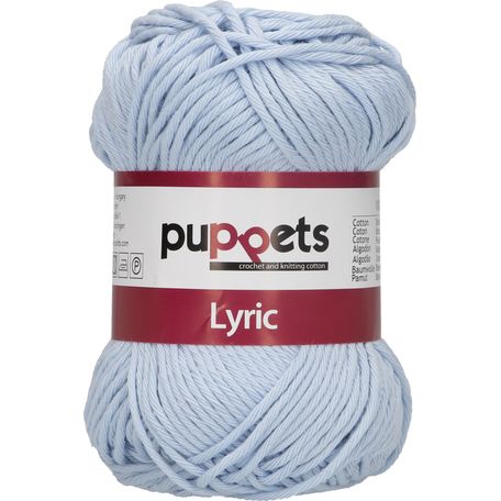 Puppets: Lyric No. 8: 50g (70m): Pale Blue - Pack of 10