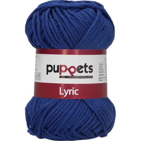 Puppets: Lyric No. 8: 50g (70m): Dark Blue - Pack of 10