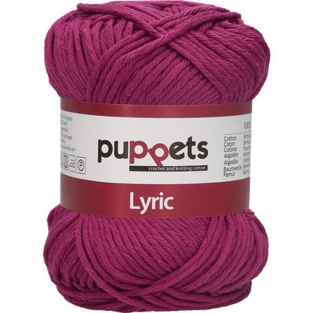 Puppets: Lyric No. 8: 50g (70m): Dark Pink - Pack of 10
