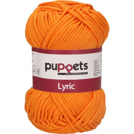 Puppets: Lyric No. 8: 50g (70m): Tangerine - Pack of 10