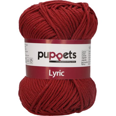 Puppets: Lyric No. 8: 50g (70m): Dark Red - Pack of 10