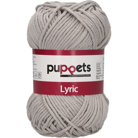 Puppets: Lyric No. 8: 50g (70m): Light Grey - Pack of 10