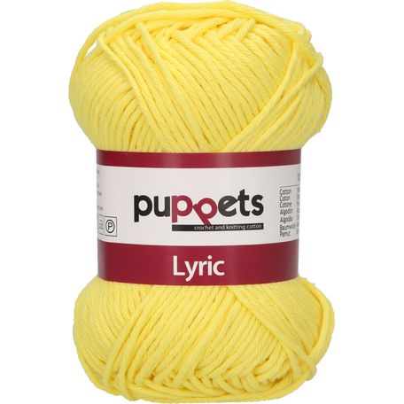 Puppets: Lyric No. 8: 50g (70m): Lemon - Pack of 10