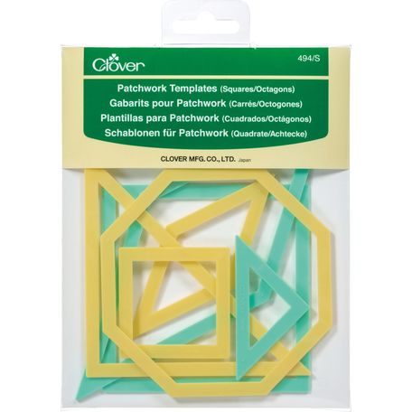 Clover Patchwork Templates: Square and Octagon (3)