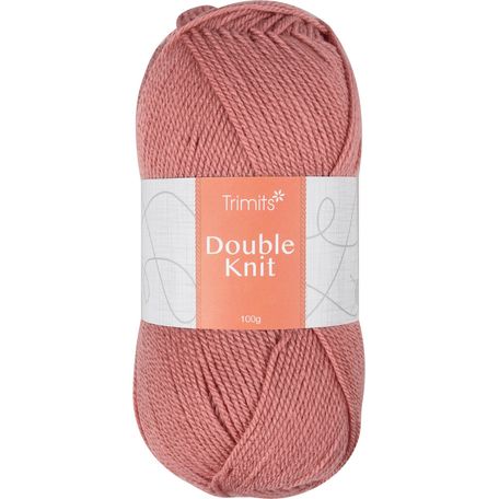 Trimits Knitting Yarn: Double Knitting: 6 x 100g: Dusty Rose