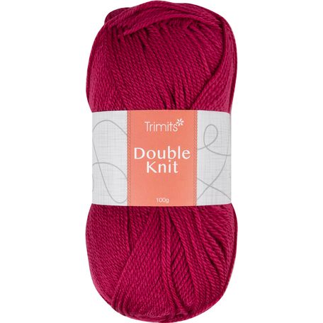 Trimits Knitting Yarn: Double Knitting: 6 x 100g: Rosewood