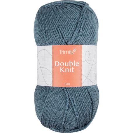 Trimits Knitting Yarn: Double Knitting: 6 x 100g: Denim Blue