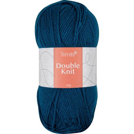 Trimits Knitting Yarn: Double Knitting: 6 x 100g: Teal Blue