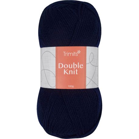 Trimits Knitting Yarn: Double Knitting: 6 x 100g: Navy Blue