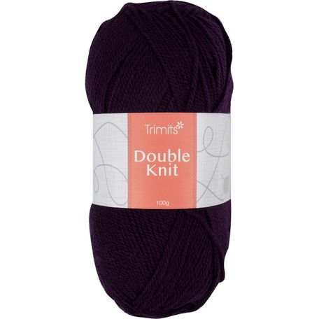 Trimits Knitting Yarn: Double Knitting: 6 x 100g: Purple