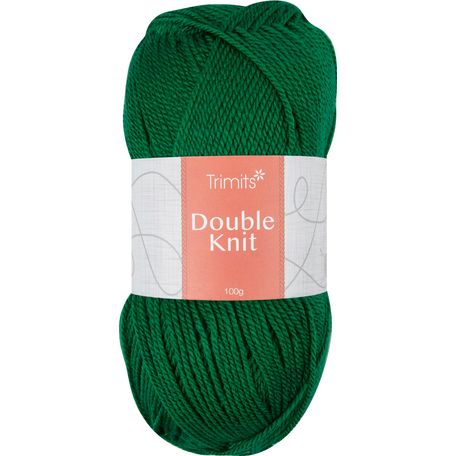 Trimits Knitting Yarn: Double Knitting: 6 x 100g: Green