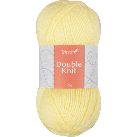 Trimits Knitting Yarn: Double Knitting: 6 x 100g: Lemon