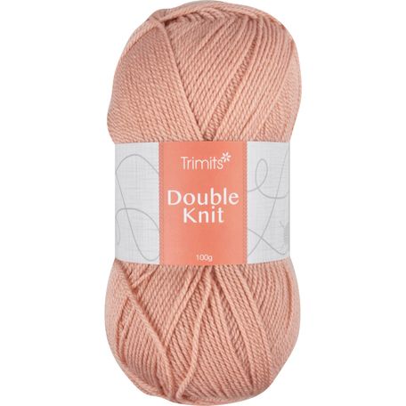 Trimits Knitting Yarn: Double Knitting: 6 x 100g: Petal Peach