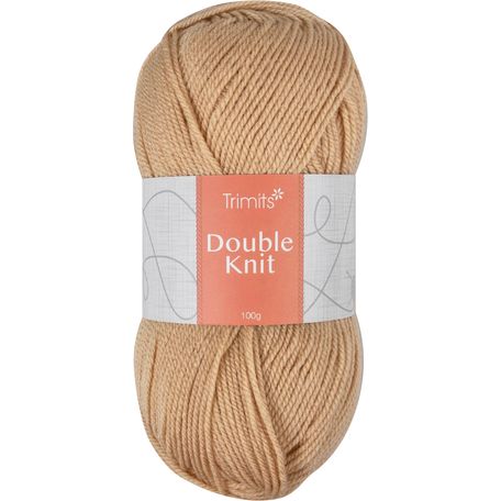 Trimits Knitting Yarn: Double Knitting: 6 x 100g: Beige