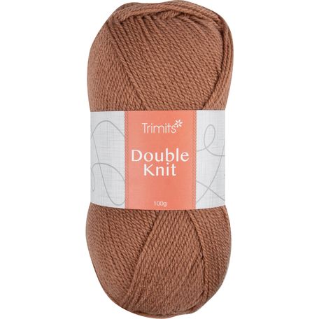 Trimits Knitting Yarn: Double Knitting: 6 x 100g: Mocha