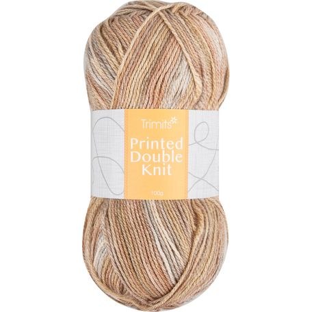 Trimits Knitting Yarn: Print: Double Knitting: 6 x 100g: Harvest