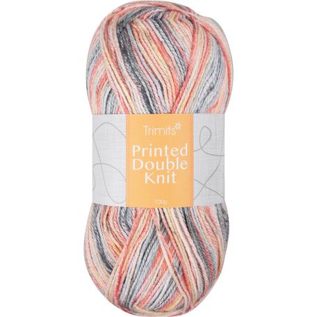 Trimits Knitting Yarn: Print: Double Knitting: 6 x 100g: Autumn