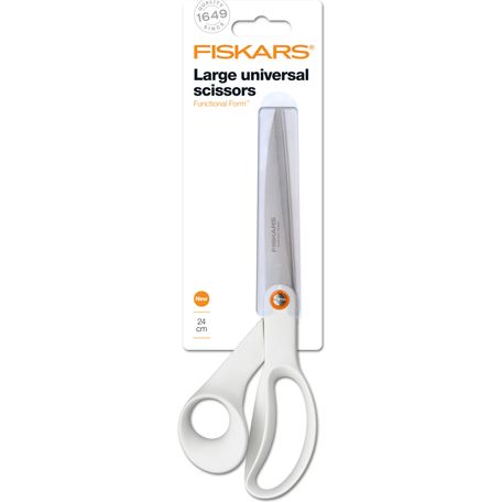 Fiskars Scissors: Functional Form™: Universal: 25cm: White - F1020414