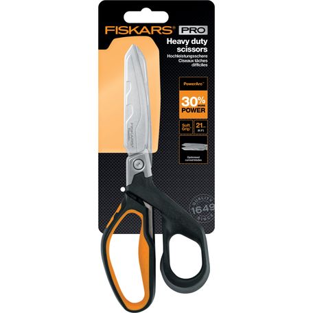 Fiskars Scissors: PowerArc™: Heavy Duty: 21cm - F1027204