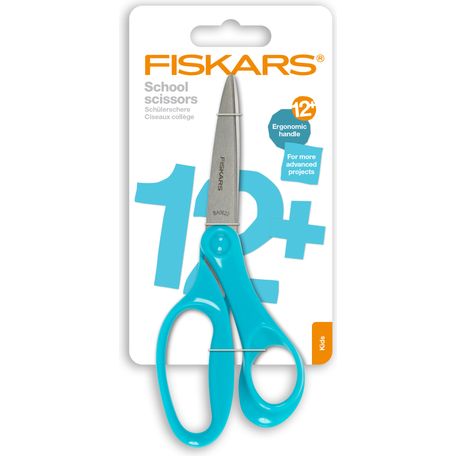 Fiskars Scissors: School: Teal: 18cm - F1067855