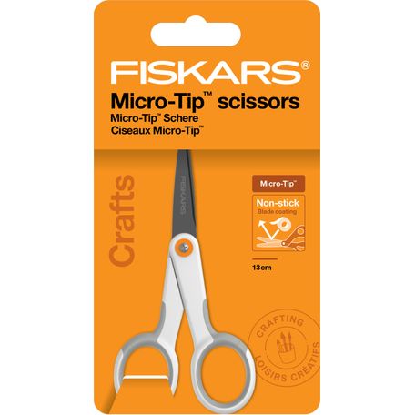 Fiskars Scissors: Non-Stick: Fiskars Microtip™: 13cm - F1070025
