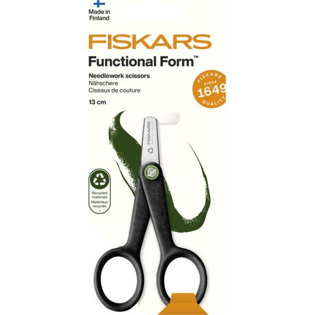 Fiskars Scissors: Function Form: ReNew: Needlework: 13cm - F1074541