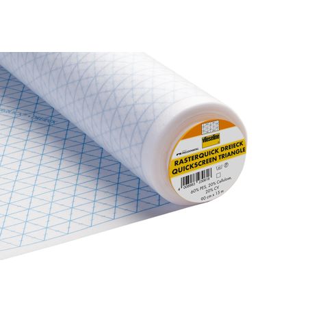 Interlining: Quickscreen Foundation: 15m x 90cm: Triangle Print