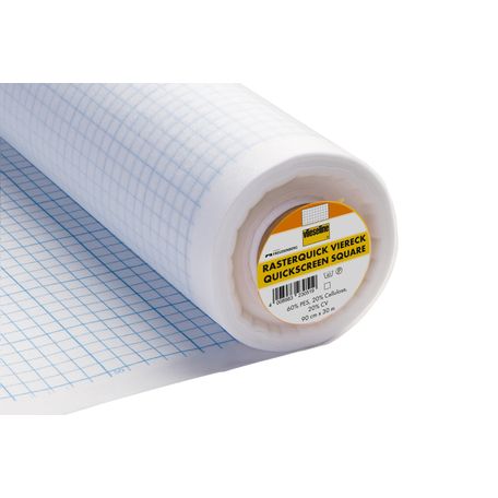 Interlining: Quickscreen Foundation: 30m x 90cm: Square Print