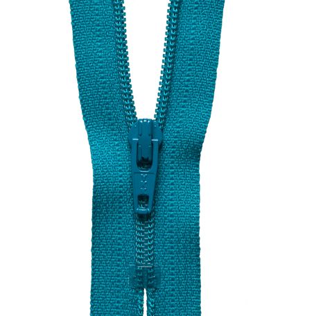 Dress and Skirt zip, closed end, 30cm Teal