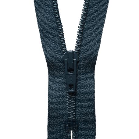 Dress and Skirt zip, closed end, 36cm Charcoal