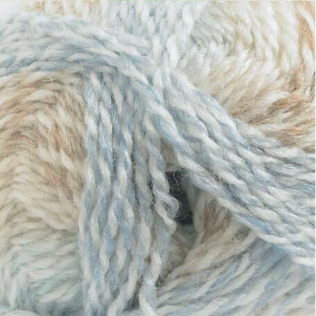 Baby Marble Yarn - Pastel, Blue and Brown (100g)