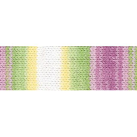 Magi-Knit Yarn - Pink, green, yellow, white (100g)