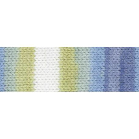 Magi-Knit Yarn - Blue, Green, White (100g)
