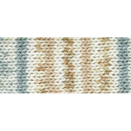 Magi-Knit Yarn - Fair Isle brown, blue, white (100g)
