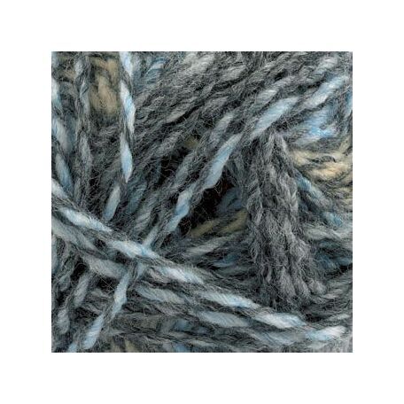 Marble DK Yarn - Light Blues & Fawn (100g)