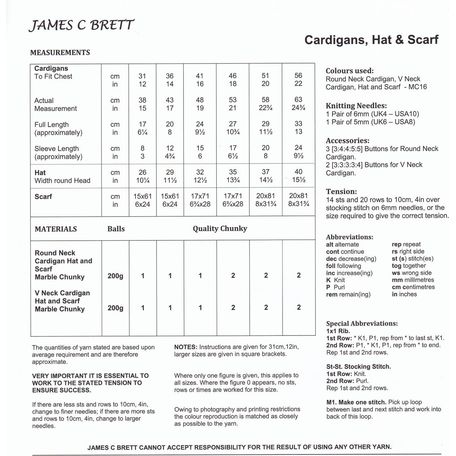 Brett Pattern Chunky JB015