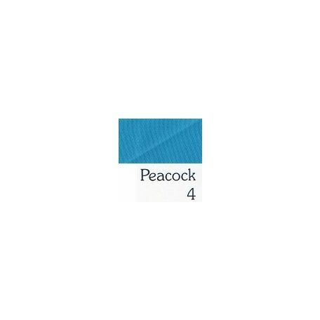Berisfords: Double Faced Satin Ribbon: 7mm: Peacock: Per Metre