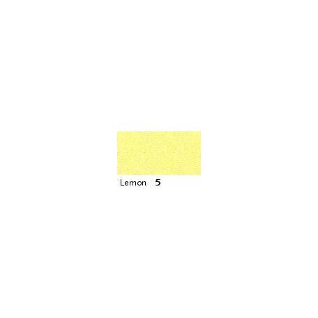 Berisfords: Double Faced Satin Ribbon: 7mm: Lemon: Per Metre