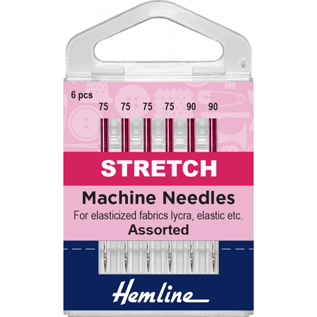 Hemline Stretch Machine Needles - Assorted - 5 Packs
