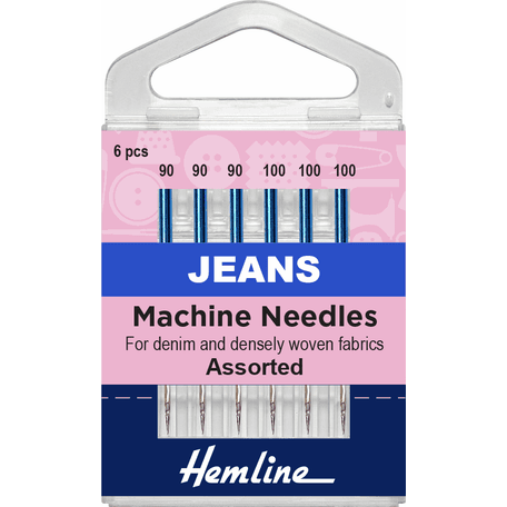 Hemline Jeans Machine Needles - Assorted - 5 Packs