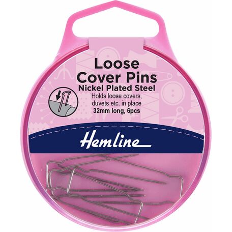 Hemline Loose Cover Upholstery Pins - 32mm