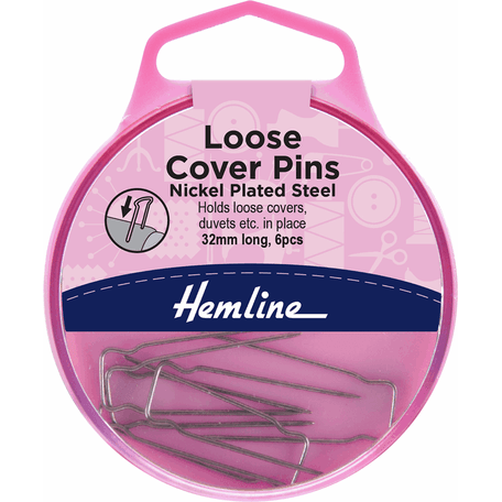 Hemline Loose Cover Upholstery Pins - 32mm
