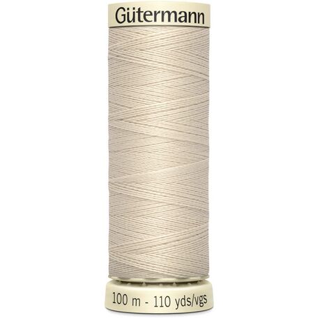Gutermann Beige Sew-All Thread: 100m (169) - Pack of 5