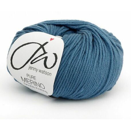 Jenny Watson Pure Merino Yarn - Denim (50g)