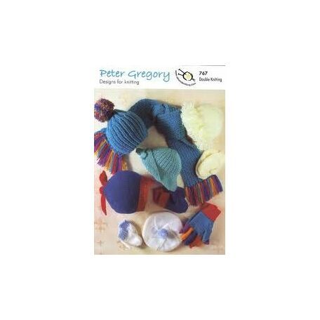 UKHKA Peter Gregory n.767 Knitting Pattern - Children's Accessories
