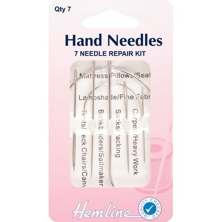 Hemline 7 Needle Repair Kit - 5 Packs