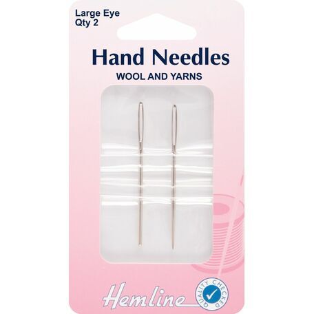 Hemline Wool & Yarn Hand Needles - 2 Pack