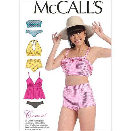McCall's Pattern M7168 Misses' Bikinis