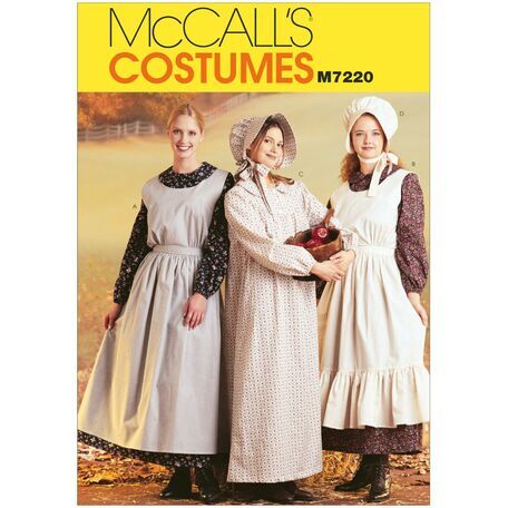 McCalls Pattern M7220 Misses' Pioneer Costumes